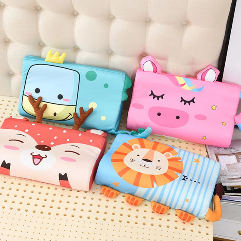 45X27Cm Baby Envelope Pillowcase for Kids Children Pillow Cases Cotton Soft Baby Pillow Cover for Boys Girls 1 Pcs
